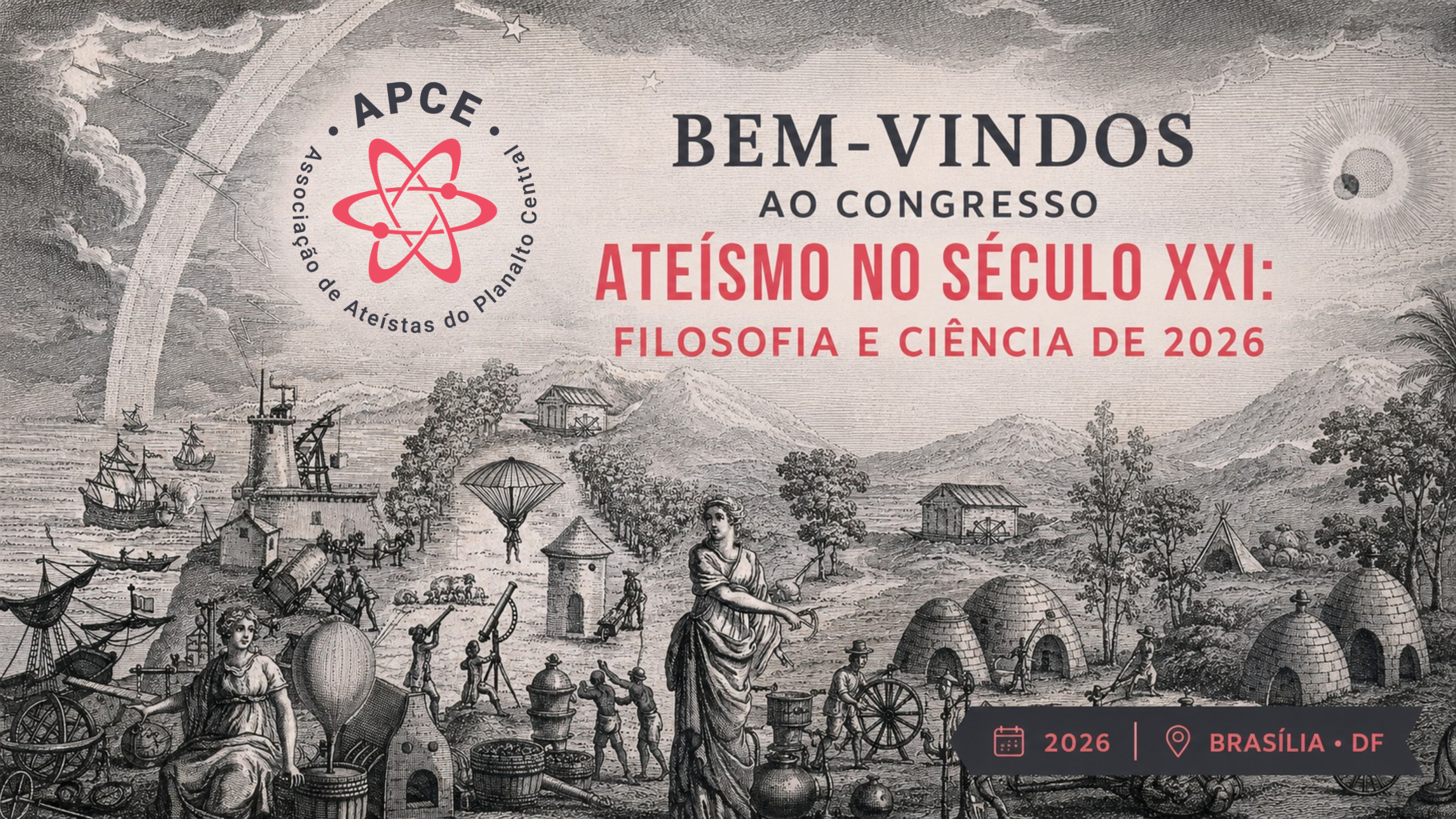 Boas-vindas ao congresso Ateísmo no Século XXI: Filosofia e Ciência de 2026